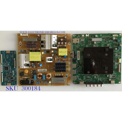 KIT DE TARJETAS PARA TV VIZIO / MAIN XHCB0QK0120 / 715G8547-M0B-B00-005K / FUENTE PLTVGY431XAJ6 / 715G8095-P02-001-002S / T-CON 5550T32C10 / 55T32-C0F CTRL BD / PANEL TPT500U1-QVN03.U / MODELO E50X-E1 LTMWVJKT